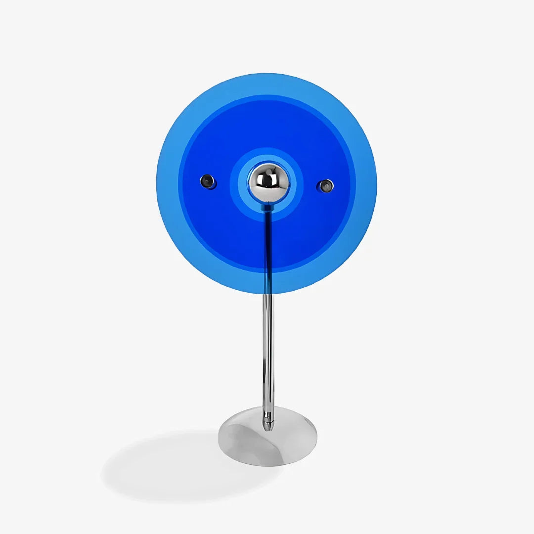 Modern LED Table Lamp Acrylic Adjustable Light Patterns Blue Home Decor — Main Image