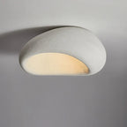 Modern Minimalist Ceiling Light Stone Texture LED Flush Mount Fixture — Image 8