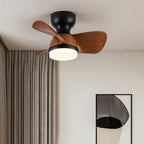 Modern Ceiling Fan with LED Light, Remote Control, Reversible Blades, Wood Finish, 54cm — Image 5