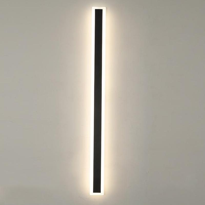 Modern LED Wall Light Sleek Black Aluminum 150cm IP67 Waterproof Indoor Outdoor — Image 20