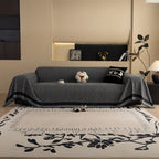 Luxury Herringbone Sofa Cover Cotton Blend Slipcover Living Room Protector — Image 3