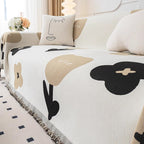 Floral Cotton Sofa Cover Decorative Couch Protector Multicolor — Image 8