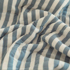 Cozy Home Striped Cotton Blanket - Yellow/White, Soft and Lightweight, 150x200cm — Image 11
