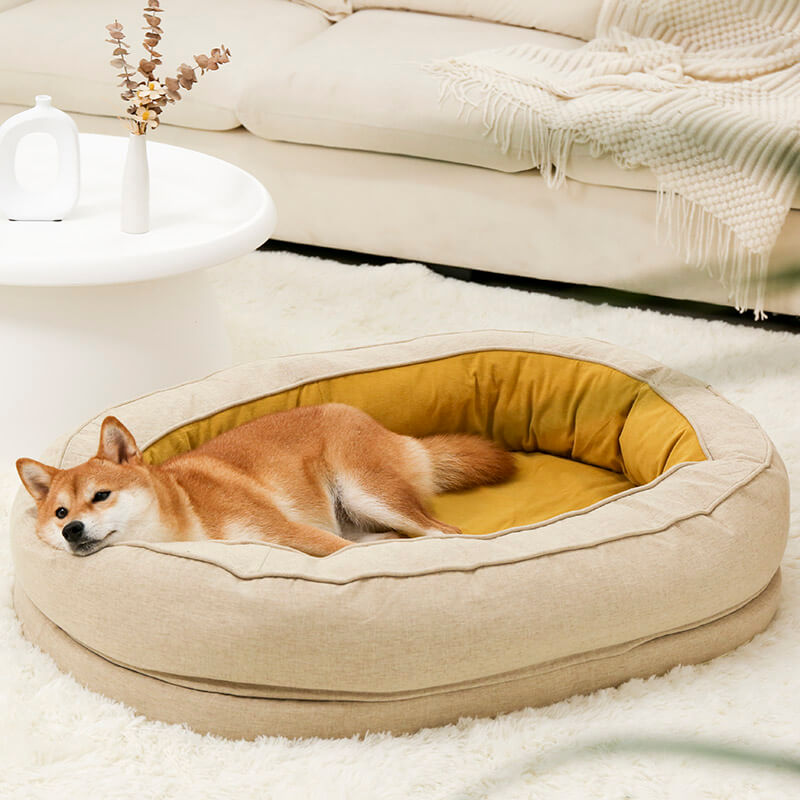 Funny Fuzzy Luxury Waterproof Pet Bed Soft Plush Cushion Anti-Slip Bottom — Image 22