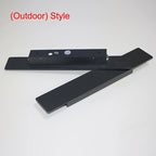 Modern Outdoor LED Wall Light Fixture - Black, Aluminum, Waterproof, 24W — Image 5