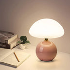 Modern Ceramic Table Lamp Mushroom Shape Ambient Lighting for Bedroom Living Room Decor — Image 5