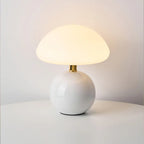 Modern Ceramic Table Lamp Mushroom Shape Ambient Lighting for Bedroom Living Room Decor — Image 10