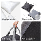 Funny Fuzzy Pet Car Seat Bed Soft Washable Cushion Safety Strap Anti-Slip Bottom — Image 7
