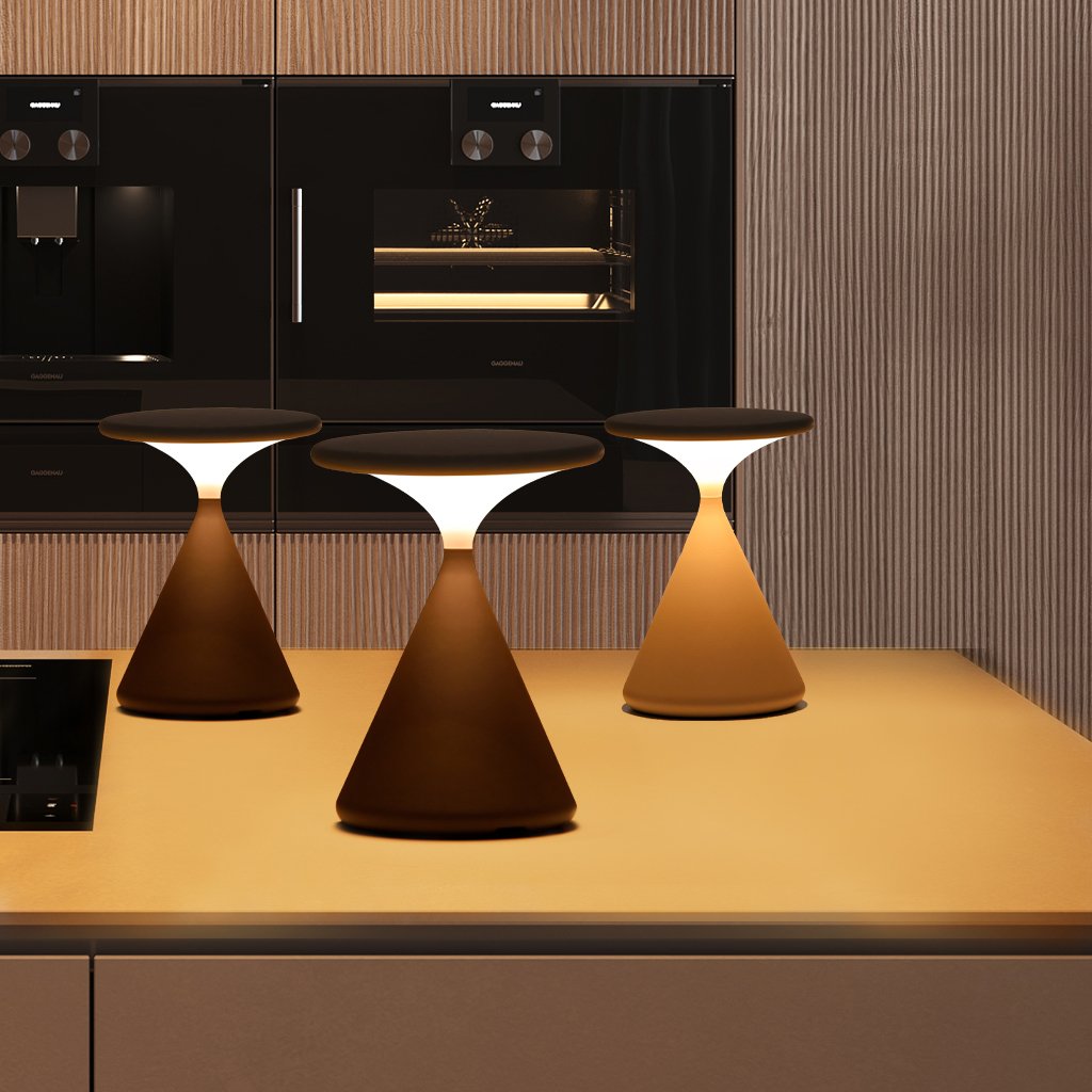 Modern LED Table Lamp Minimalist Design Touch Control USB Rechargeable — Image 6