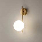 Nyra Modern Wall Sconce Light Fixture Gold Metal LED 30cm x 12cm — Image 6