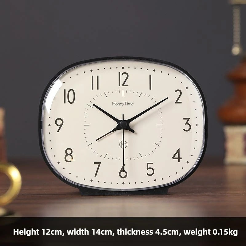 Surrealist Melting Shelf Clock Silver Plastic Roman Numerals Home Office Decor — Image 10
